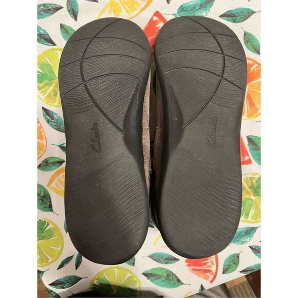 New? The sillian rani Brown Vegan Ankle Boots by Clarks cloud steppers Size 40-9 - Picture 10 of 11